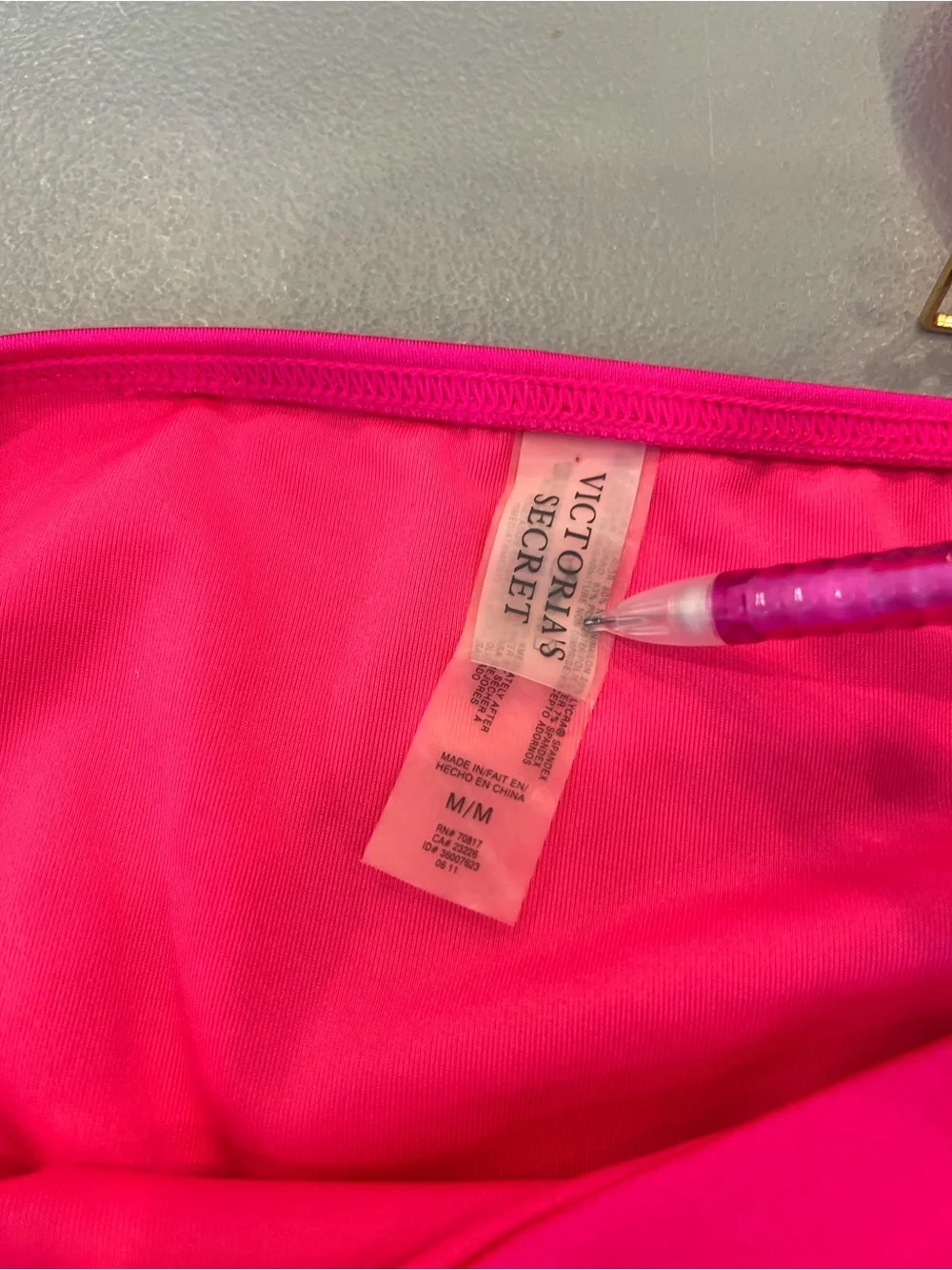 Victoria's Secret Hot Pink Halter Bikini